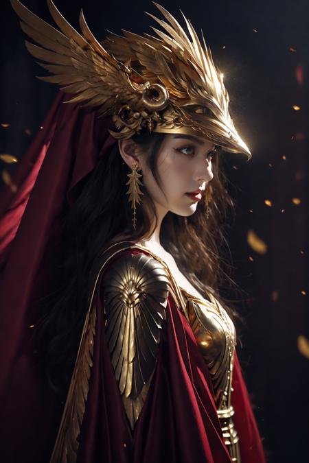 606247209521969539-3821884581-1girl，solo，jewelry，earrings，helmet，_Malenia in Elden Ring, dragon scale hat, in the style of epic fantasy scenes, gold and crims.jpg